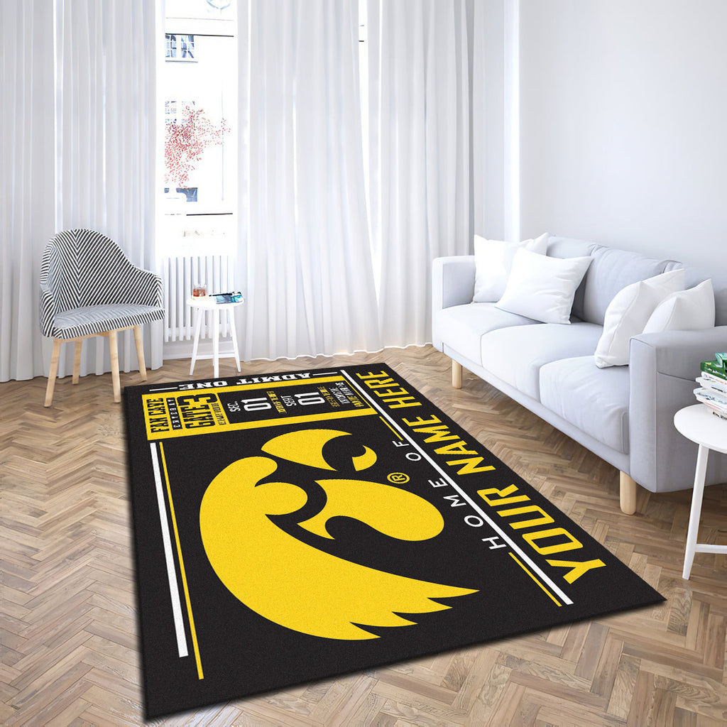 Iowa Hawkeyes teppich, teppiche - outdoor teppich, teppich wohnzimmer , Küchenteppich, kinderzimmer, modern