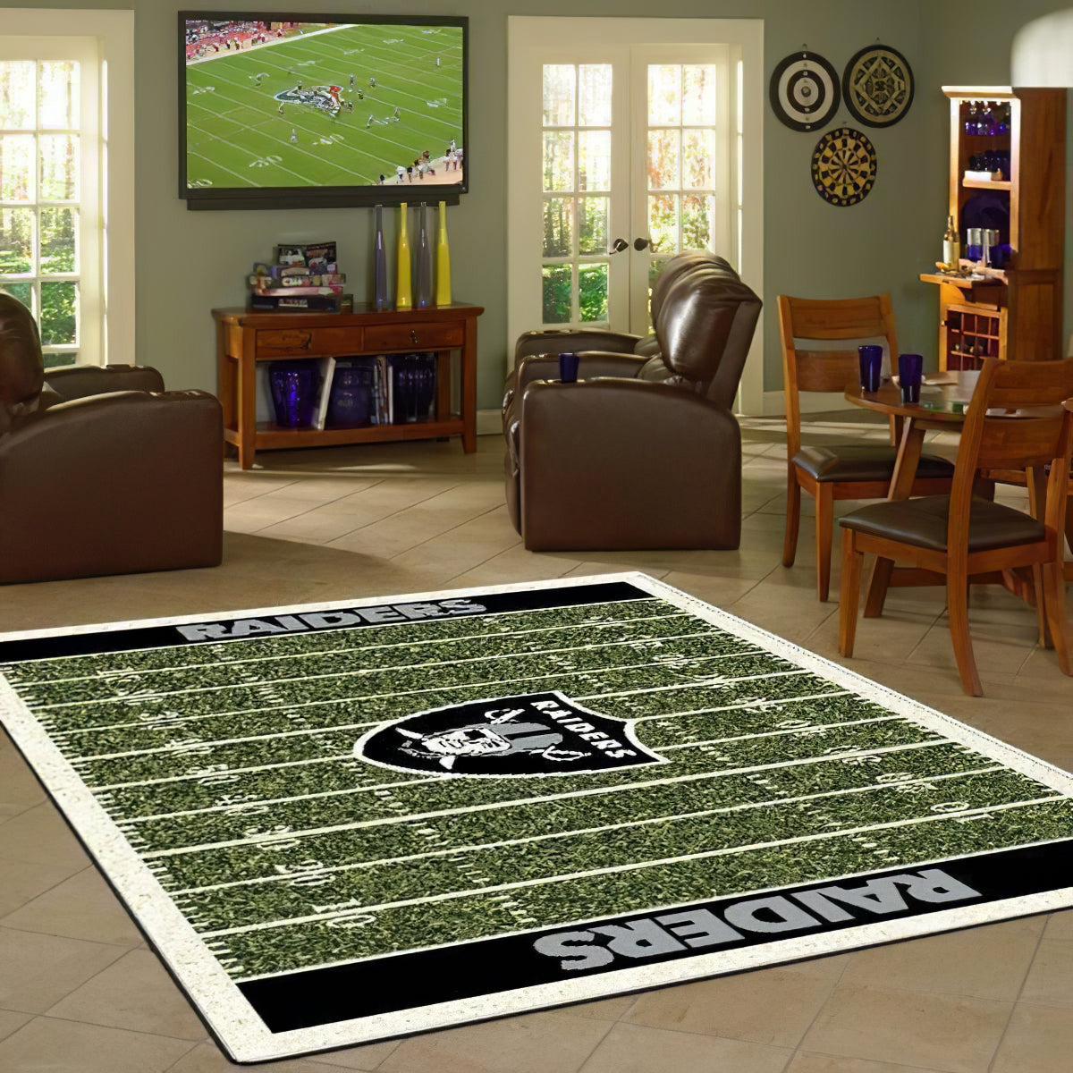 Oakland Raiders teppich, teppiche - Räuber outdoor teppich, teppich wohnzimmer , Küchenteppich, kinderzimmer, modern