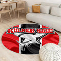 Koblenz Flag Städte Deutschlands Teppich Rund, Teppiche - Europa Outdoor Teppich Rund, Flagge Von Koblenz Teppich Wohnzimmer, Carpet, Rug
