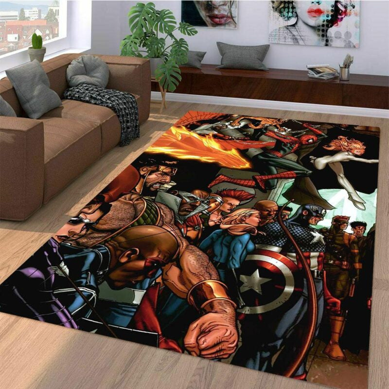 Marvel Teppich, Teppiche - Outdoor Teppich, Teppich Wohnzimmer, Küchenteppich, Kinderzimmer, Modern