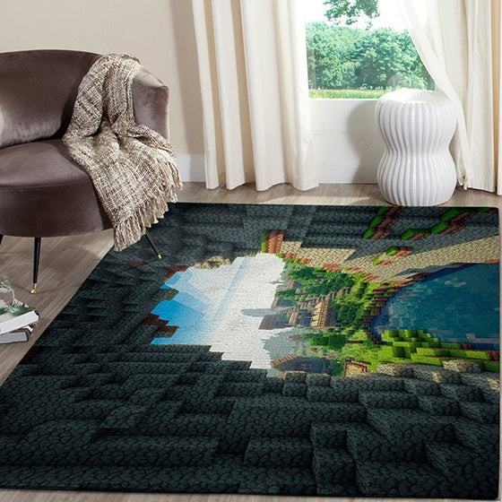 Minecraft Area Video Game teppich, teppiche - Videospiel M11 outdoor teppich, teppich wohnzimmer, Küchenteppich, kinderzimmer, modern