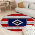 Hamburger Bundesliga Teppich Rund, Teppiche - Hsv Outdoor Teppich Rund, Fc Hamburger Teppich Wohnzimmer, Carpet, Rug