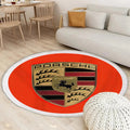 Porsche Rot Teppich Rund, Teppiche - Outdoor Teppich Rund, Teppich Wohnzimmer, Carpet, Rug