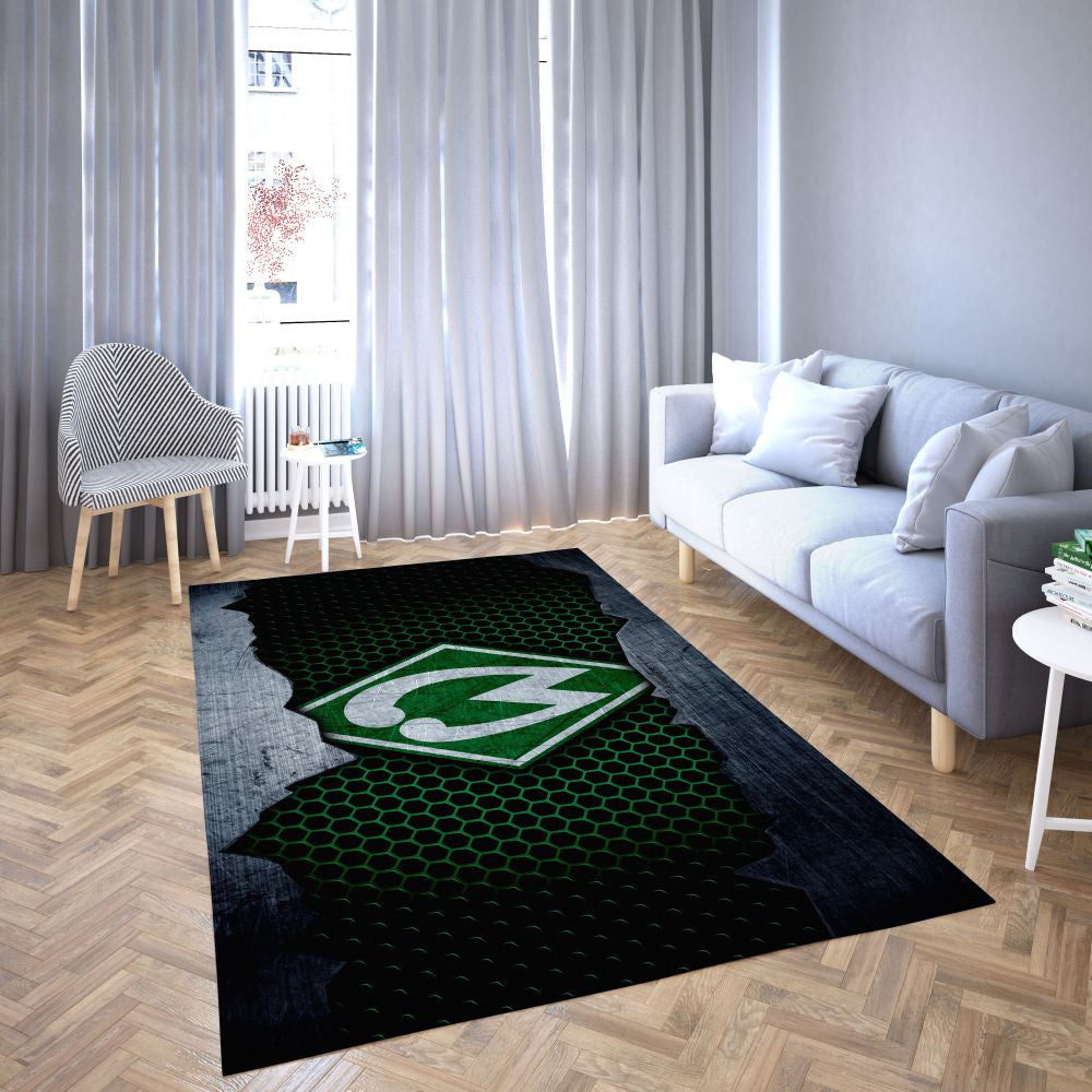 Werder Bremen LieblingsFußballverein 6 Teppich, Teppiche - Outdoor Teppich, Teppich Wohnzimmer, Küchenteppich, Kinderzimmer, Modern