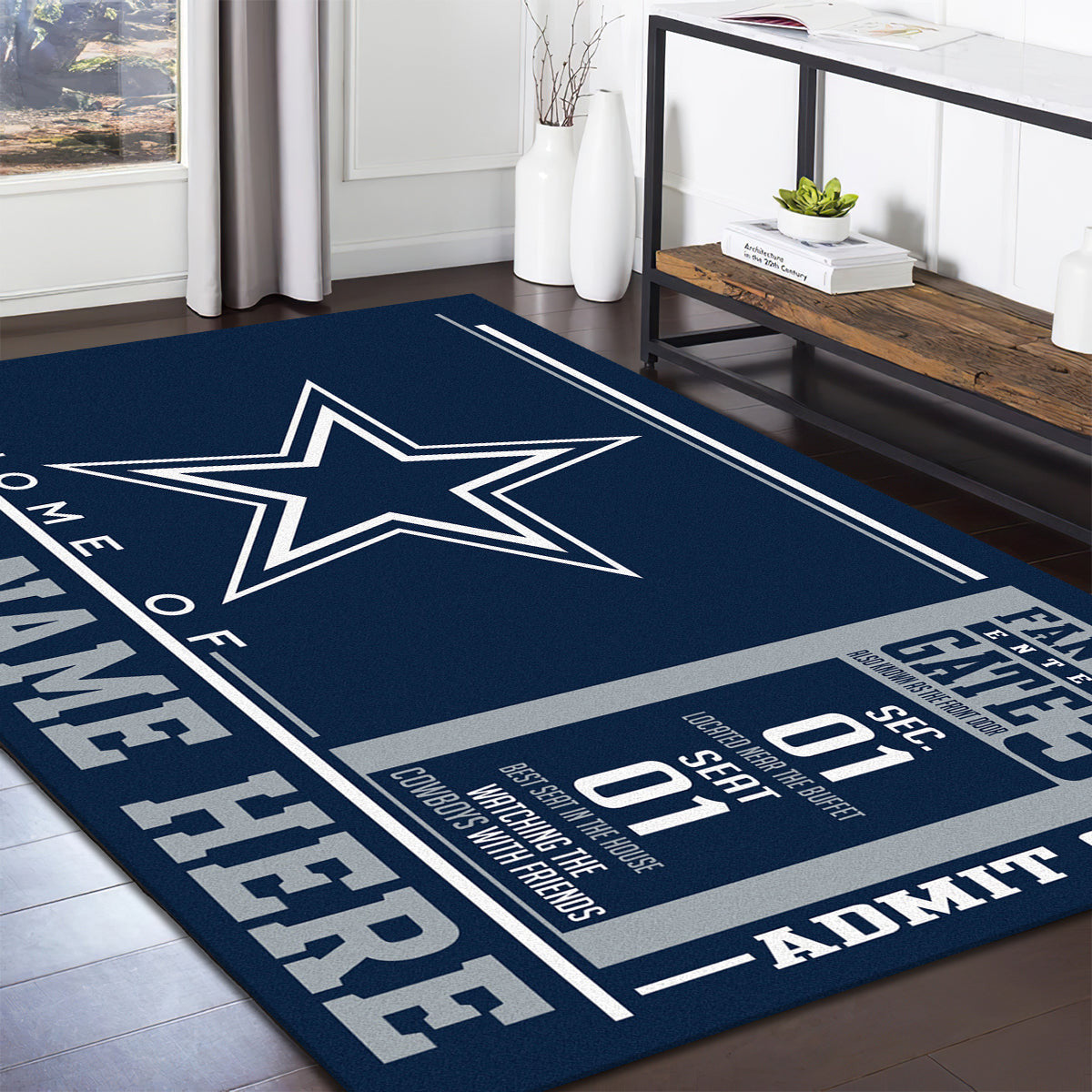 Dallas Cowboys teppich, teppiche - outdoor teppich, teppich wohnzimmer , Küchenteppich, kinderzimmer, modern