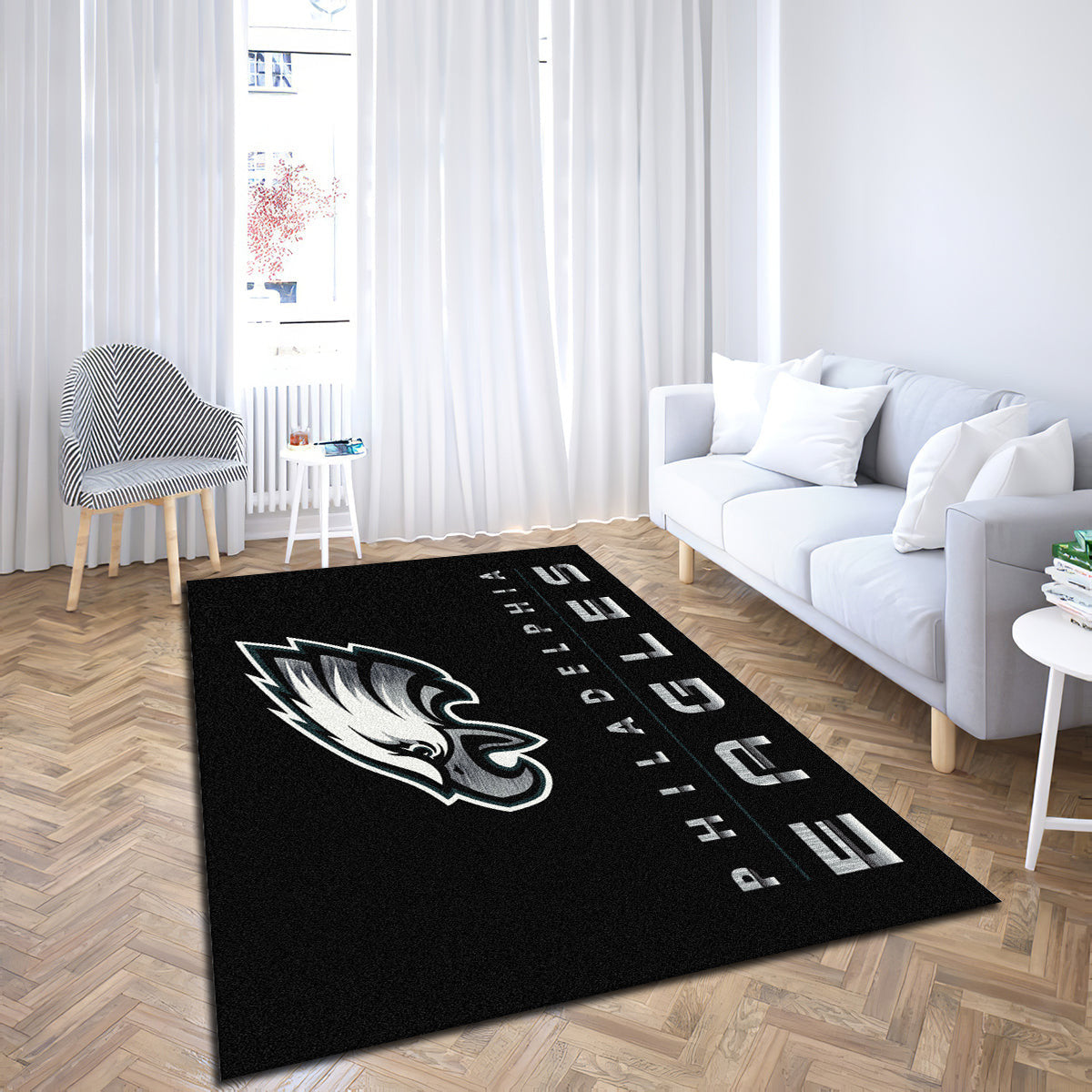 Philadelphia Eagles Imperial X Chrome teppich, teppiche - chrom outdoor teppich, teppich wohnzimmer , Küchenteppich, kinderzimmer, modern