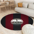 Fc Nürnberg Lackkunst Teppich Rund, Teppiche - Kreativ Outdoor Teppich Rund, Emblem Teppich Wohnzimmer, Carpet, Rug