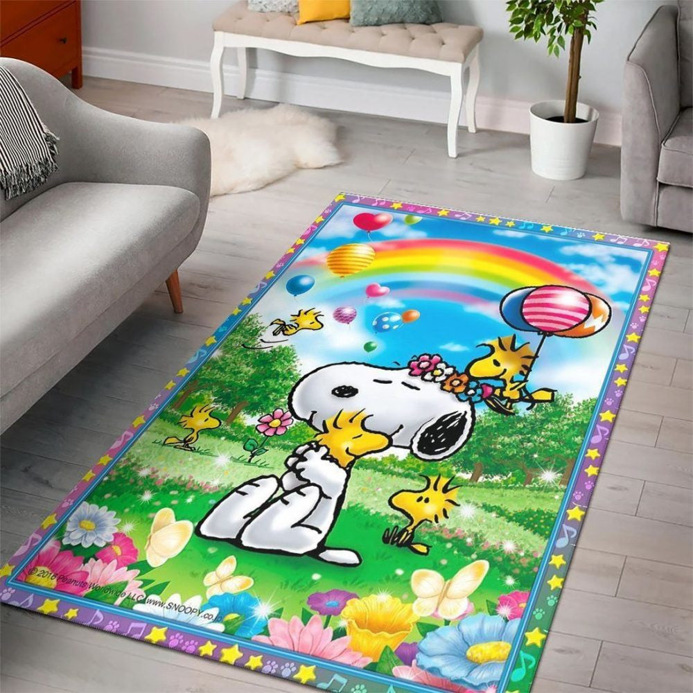 Snoopy Dog 39 Teppich, Teppiche - Outdoor Teppich, Teppich Wohnzimmer, Küchenteppich, Kinderzimmer, Modern