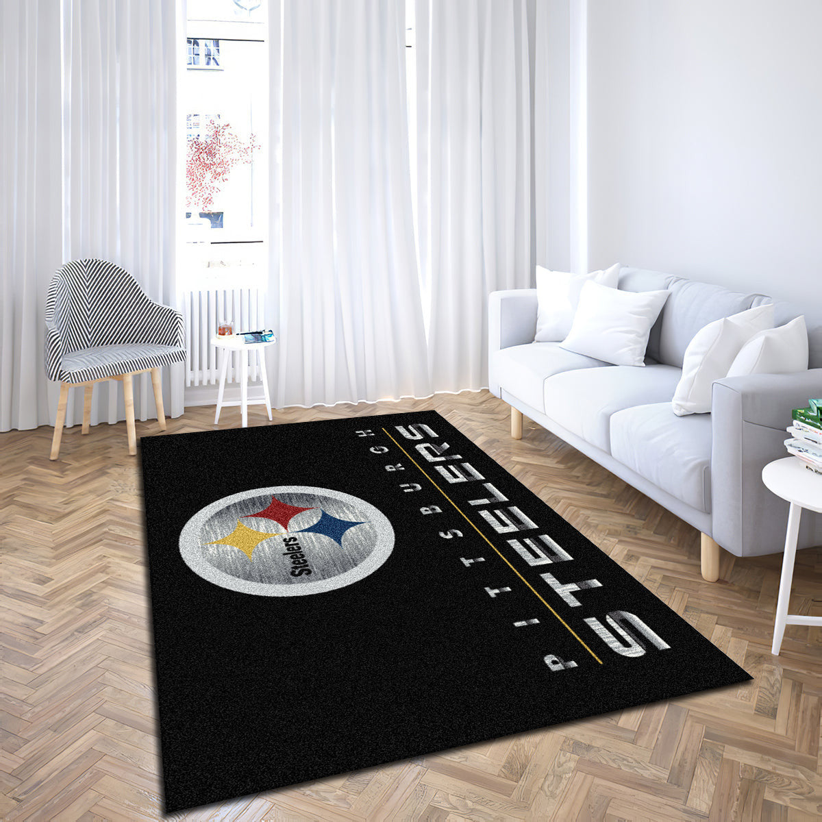 Pittsburgh Steelers Imperial X Chrome teppich, teppiche - Chrom outdoor teppich, teppich wohnzimmer , Küchenteppich, kinderzimmer, modern