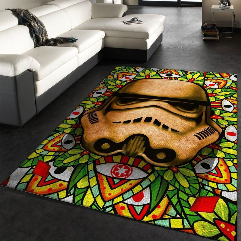 Stormtrooper Helmet Star Wars Teppich, Teppiche - Outdoor Teppich, Teppich Wohnzimmer, Küchenteppich, Kinderzimmer, Modern