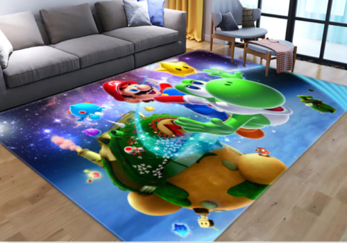 Super Mario1009 Teppich, Teppiche - Outdoor Teppich, Teppich Wohnzimmer, Küchenteppich, Kinderzimmer, Modern
