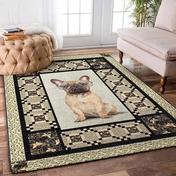 French Bulldog teppich, teppiche - outdoor teppich, teppich wohnzimmer, Küchenteppich, kinderzimmer, modern