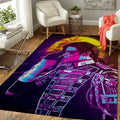 The King Of Pop 80S Artwork Music Synthwave 80S Art Teppich, Teppiche - Outdoor Teppich, Teppich Wohnzimmer, Küchenteppich, Kinderzimmer, Modern