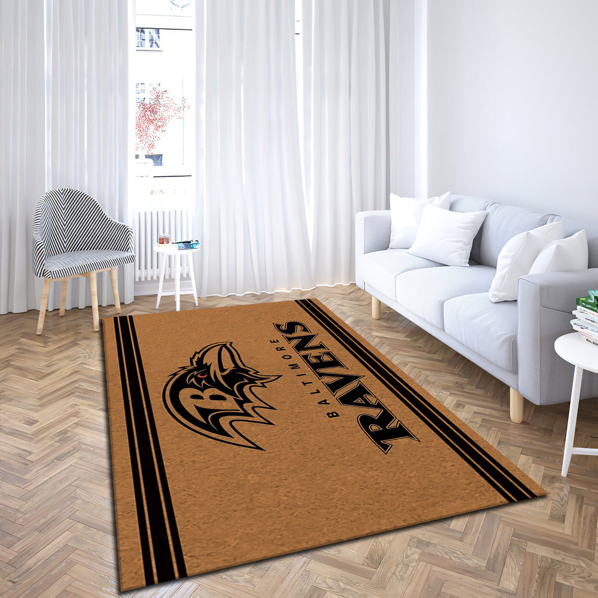 Baltimore Ravens Logo Turf teppich, teppiche - rasen outdoor teppich, teppich wohnzimmer , Küchenteppich, kinderzimmer, modern