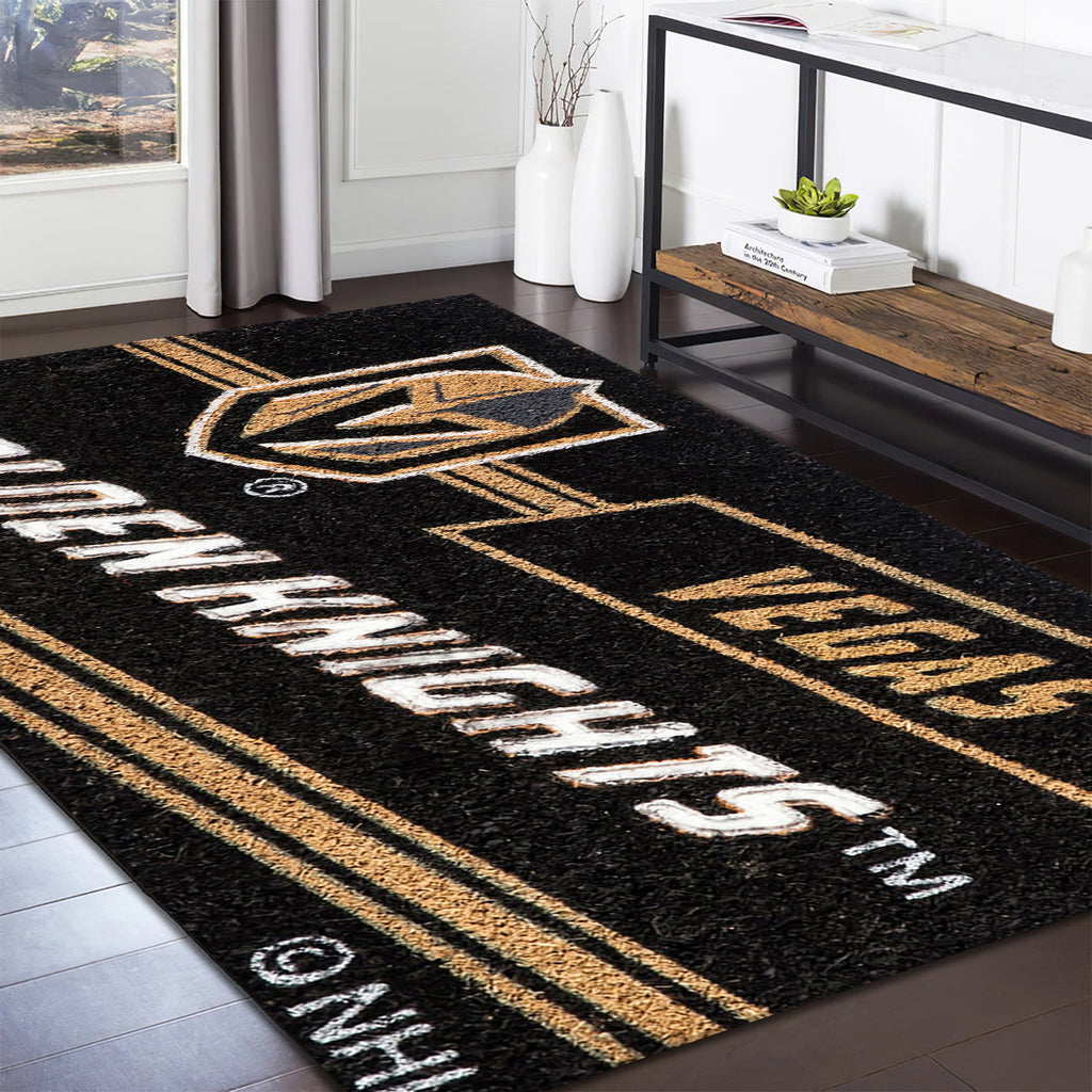 Vegas Golden Knights Coir Punch teppich, teppiche - Kokosstanze outdoor teppich, teppich wohnzimmer , Küchenteppich, kinderzimmer, modern