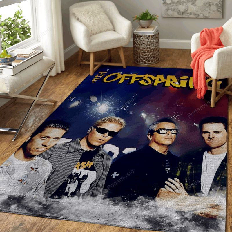 The Offspring Music Art Teppich, Teppiche - Outdoor Teppich, Teppich Wohnzimmer, Küchenteppich, Kinderzimmer, Modern