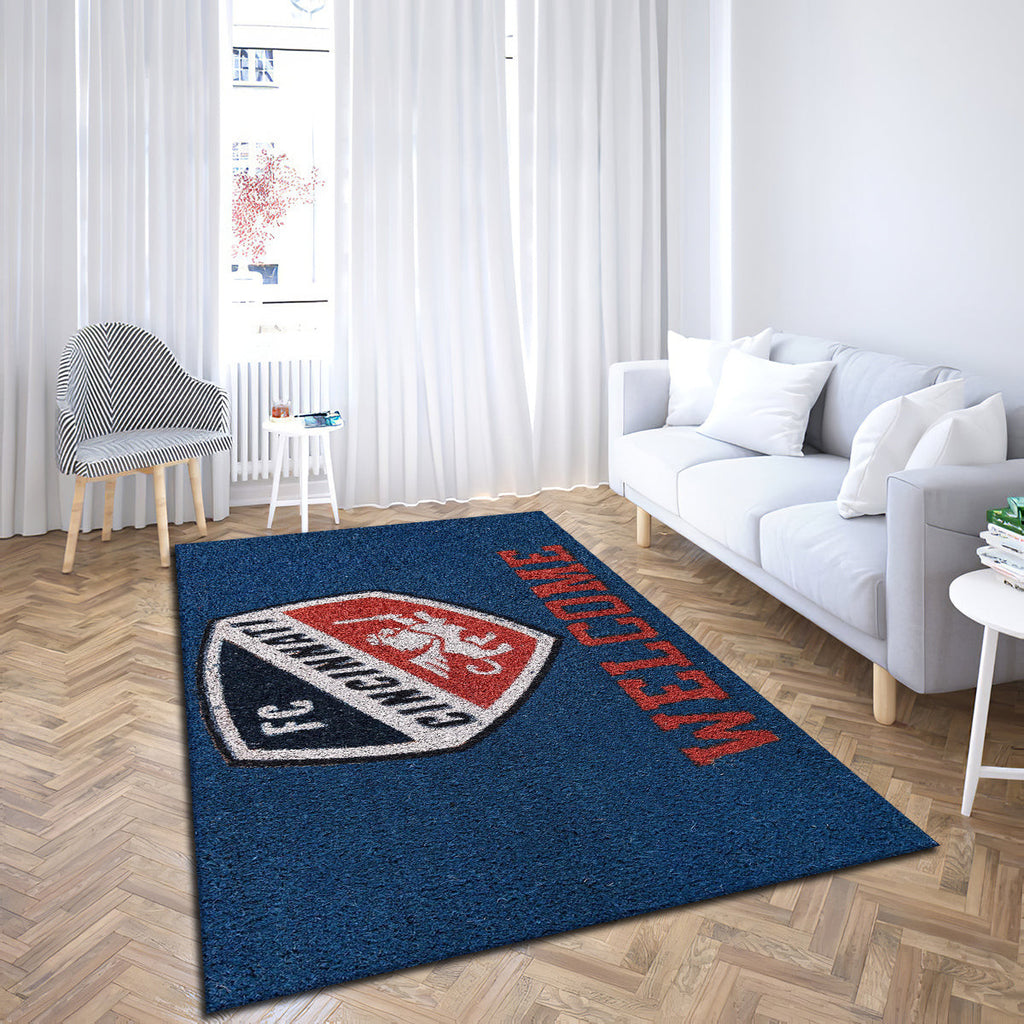 Fc Cincinnati Welcome teppich, teppiche - willkommen outdoor teppich, teppich wohnzimmer , Küchenteppich, kinderzimmer, modern