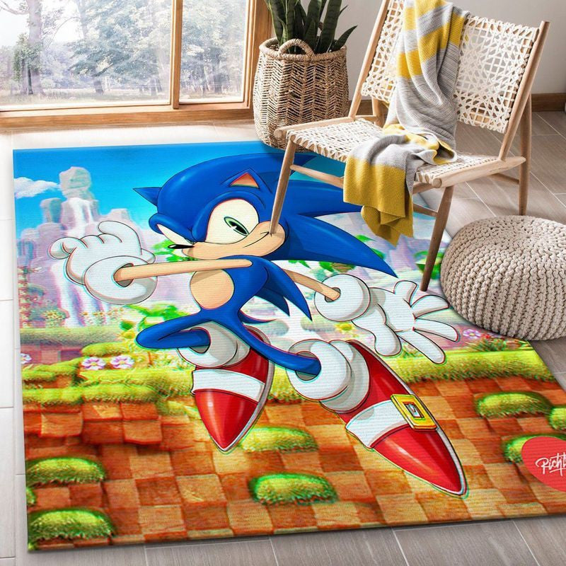 Sonic The Hedgehog Viii Teppich, Teppiche - Outdoor Teppich, Teppich Wohnzimmer, Küchenteppich, Kinderzimmer, Modern