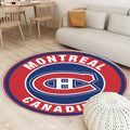 Montreal Canadiens Kreis Logo Teppich Rund, Teppiche - Outdoor Teppich Rund, Teppich Wohnzimmer, Carpet, Rug
