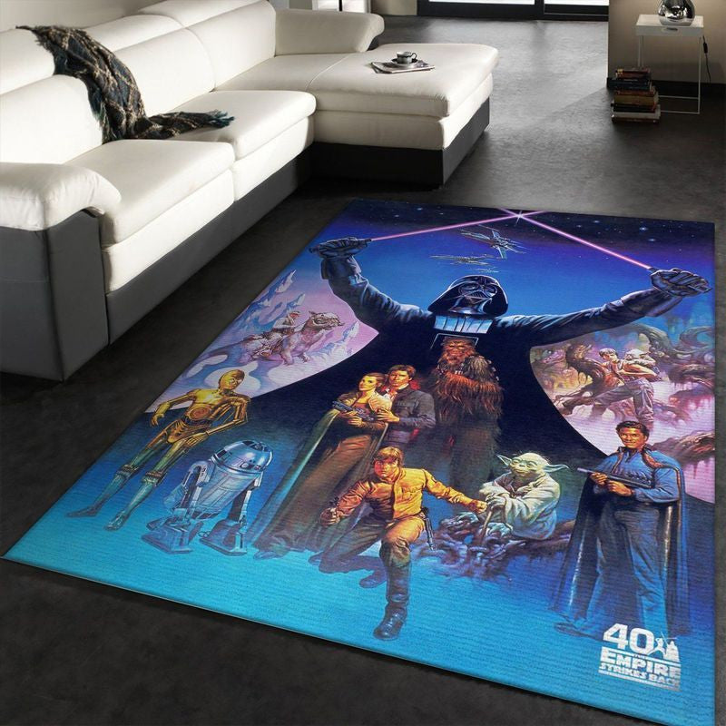 Star Wars Family Teppich, Teppiche - Outdoor Teppich, Teppich Wohnzimmer, Küchenteppich, Kinderzimmer, Modern