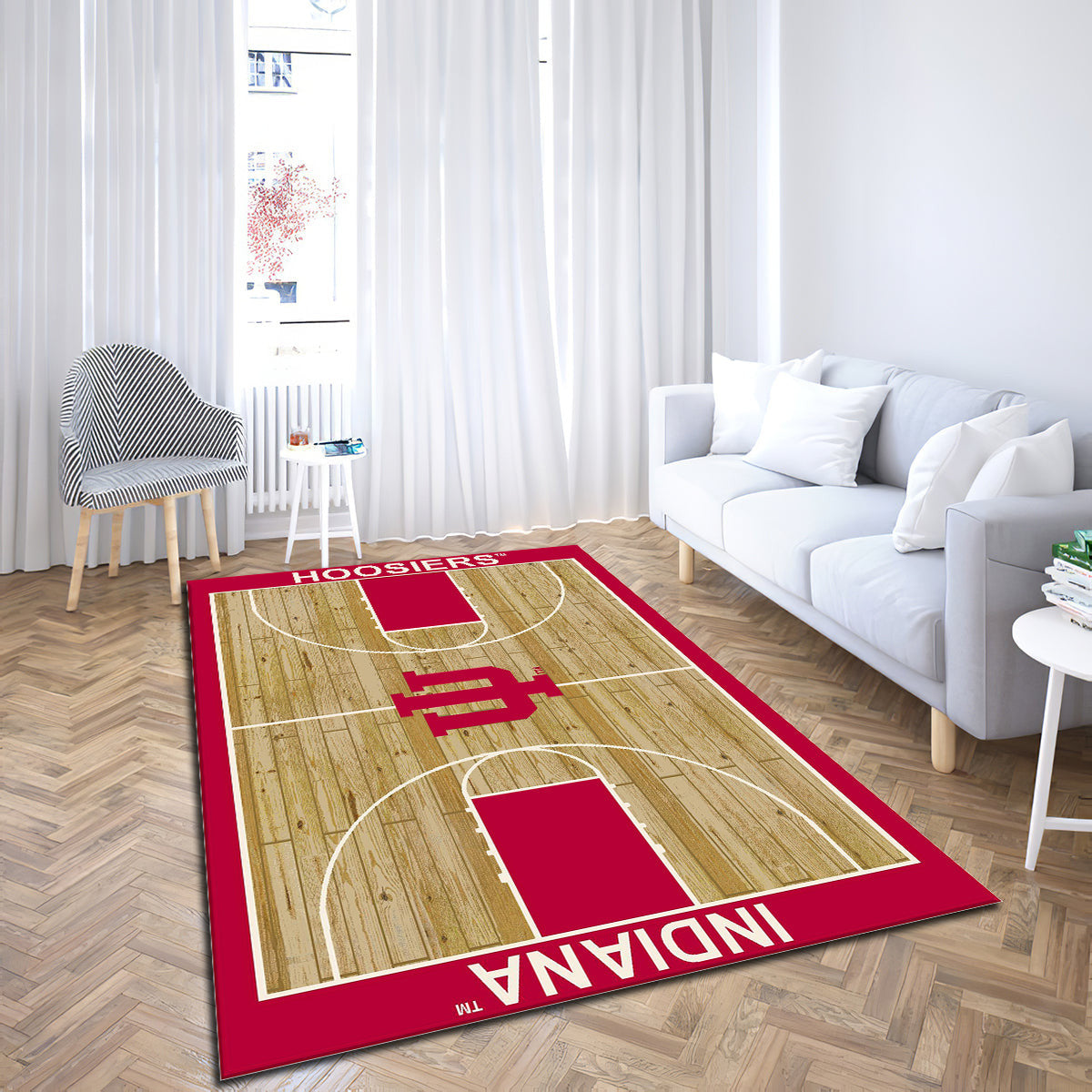 Indiana Hoosiers Imperial Courtside teppich, teppiche - outdoor teppich, teppich wohnzimmer , Küchenteppich, kinderzimmer, modern