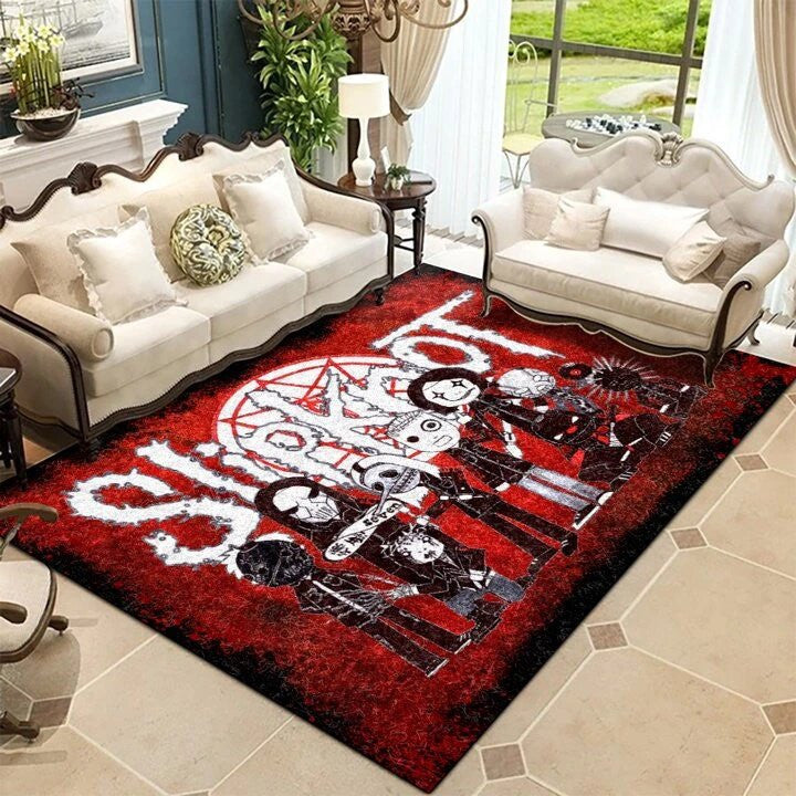 Slipknot Band 2 Teppich, Teppiche - Outdoor Teppich, Teppich Wohnzimmer, Küchenteppich, Kinderzimmer, Modern