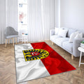 Aalen Flag Silk Texture Teppich, Teppiche - Seidenfahne Outdoor Teppich, Teppich Wohnzimmer, Küchenteppich, Kinderzimmer, Modern