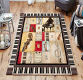 Music Teppich, Teppiche - Outdoor Teppich, Teppich Wohnzimmer, Küchenteppich, Kinderzimmer, Modern