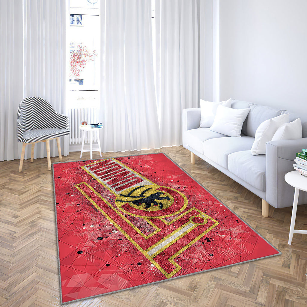 1 Fc Union Berlin German Football Club Teppich, Teppiche - Geometrische Kunst Outdoor Teppich, Teppich Wohnzimmer, Küchenteppich, Kinderzimmer, Modern