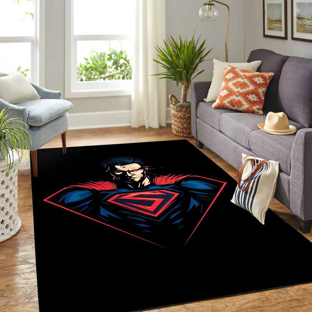 Superman Badass Teppich, Teppiche - Outdoor Teppich, Teppich Wohnzimmer, Küchenteppich, Kinderzimmer, Modern