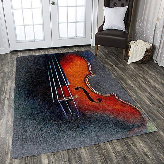 Violin teppich, teppiche - outdoor teppich, teppich wohnzimmer, Küchenteppich, kinderzimmer, modern