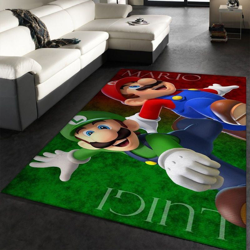 Super Mario Bros1003 Teppich, Teppiche - Outdoor Teppich, Teppich Wohnzimmer, Küchenteppich, Kinderzimmer, Modern