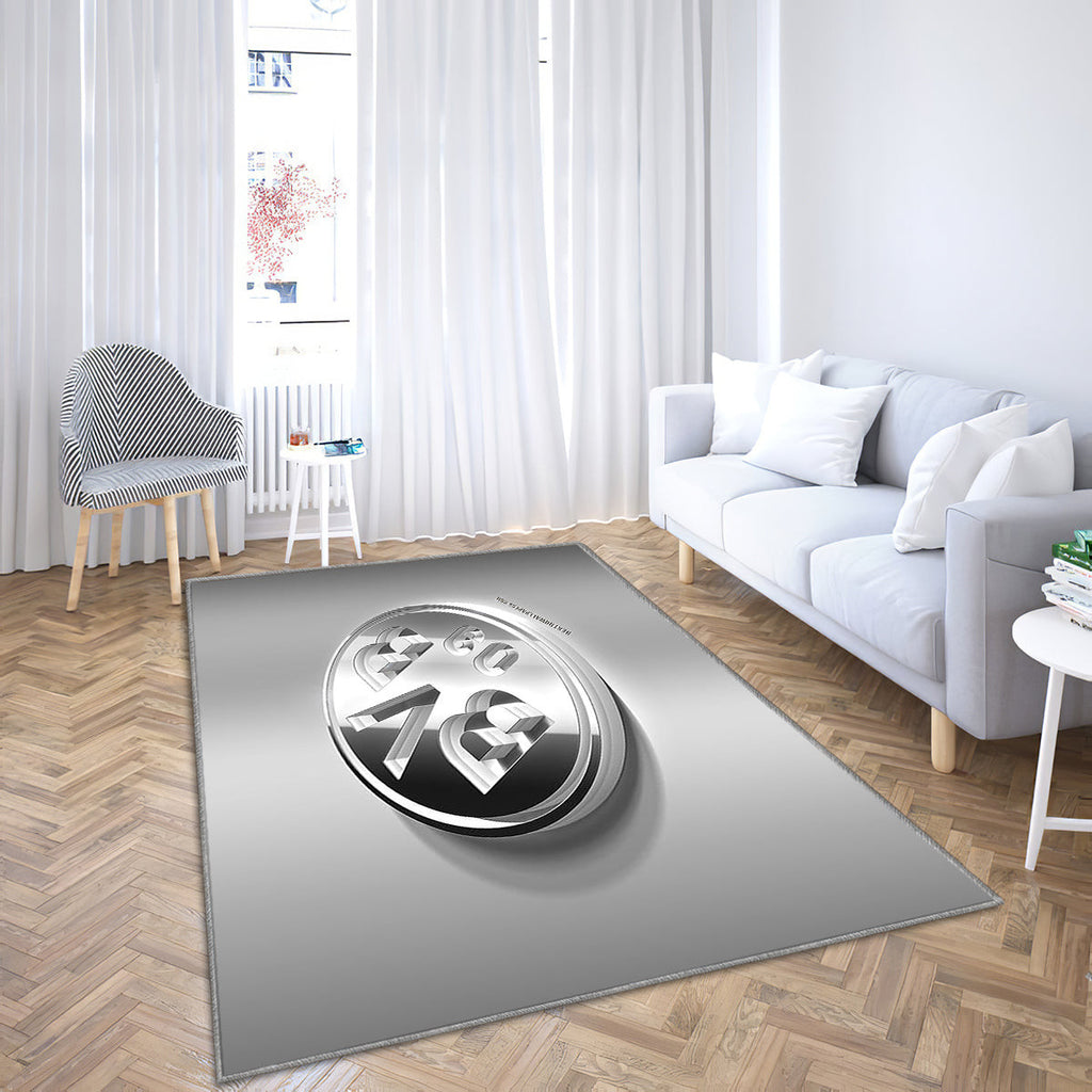 Borussia Dortmund Teppich, Teppiche - 3D-Stahllogo Outdoor Teppich, Teppich Wohnzimmer, Küchenteppich, Kinderzimmer, Modern