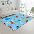Sesame Street 6 Teppich, Teppiche - Outdoor Teppich, Teppich Wohnzimmer, Küchenteppich, Kinderzimmer, Modern