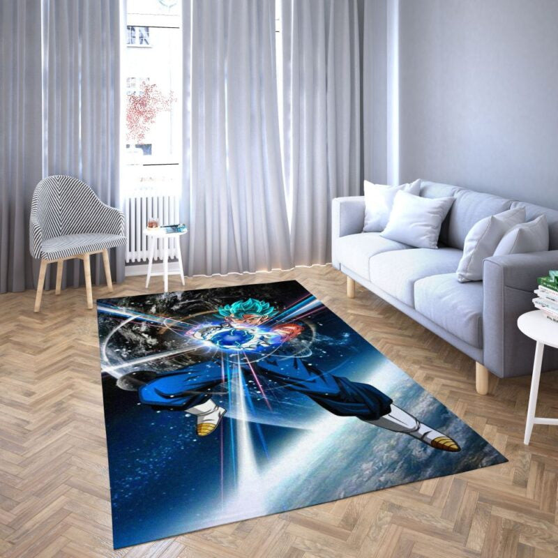 Vegito Blue Dragon Ball Super Lieblings Karikatur1003 Teppich, Teppiche - Outdoor Teppich, Teppich Wohnzimmer, Küchenteppich, Kinderzimmer, Modern