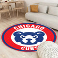 Chicago Cubs Kreis Logo Teppich Rund, Teppiche - Outdoor Teppich Rund, Teppich Wohnzimmer, Carpet, Rug