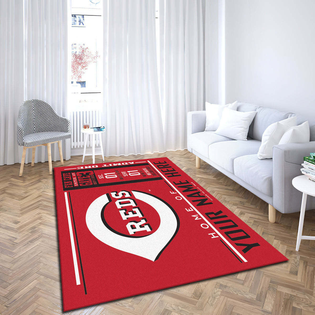 Cincinnati Reds teppich, teppiche - rot outdoor teppich, teppich wohnzimmer , Küchenteppich, kinderzimmer, modern