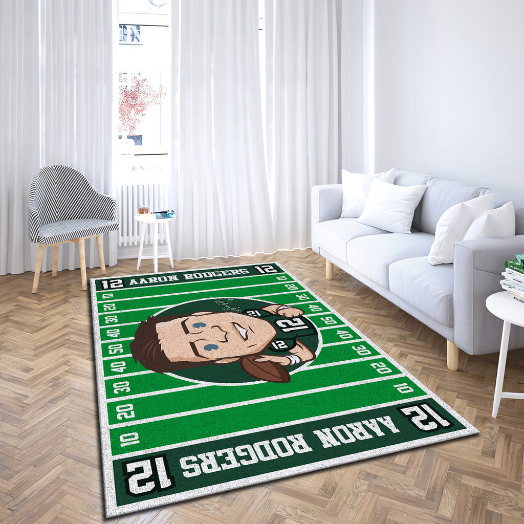 Aaron Rodgers Green Bay Packers teppich, teppiche - Packer outdoor teppich, teppich wohnzimmer , Küchenteppich, kinderzimmer, modern