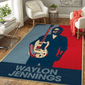 Waylon Jennings Good Hearted Woman Art Teppich, Teppiche - Outdoor Teppich, Teppich Wohnzimmer, Küchenteppich, Kinderzimmer, Modern