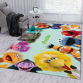 Sesame Street Teppich, Teppiche - Outdoor Teppich, Teppich Wohnzimmer, Küchenteppich, Kinderzimmer, Modern