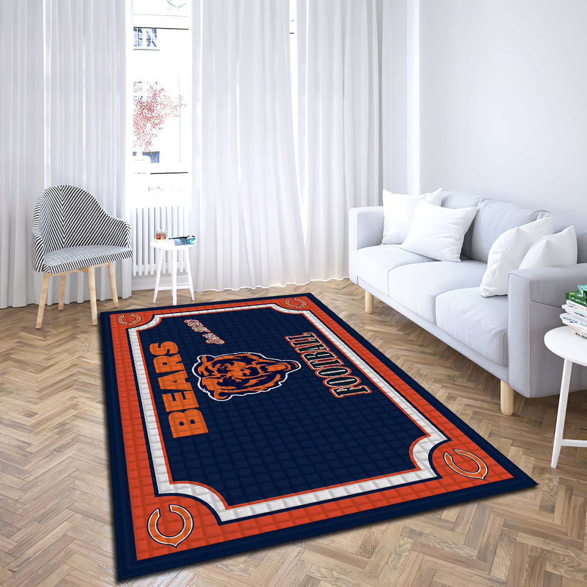 Chicago Bears Embossed teppich, teppiche - Chicago Bären geprägt outdoor teppich, teppich wohnzimmer , Küchenteppich, kinderzimmer, modern