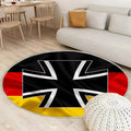 Flagge Der Bundeswehr Teppich Rund, Teppiche - Deutschland Outdoor Teppich Rund, Deutsche Streitkräfte Teppich Wohnzimmer, Carpet, Rug