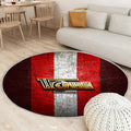 Fc Union Berlin Teppich Rund, Teppiche - Golden Outdoor Teppich Rund, Bundesliga Teppich Wohnzimmer, Carpet, Rug