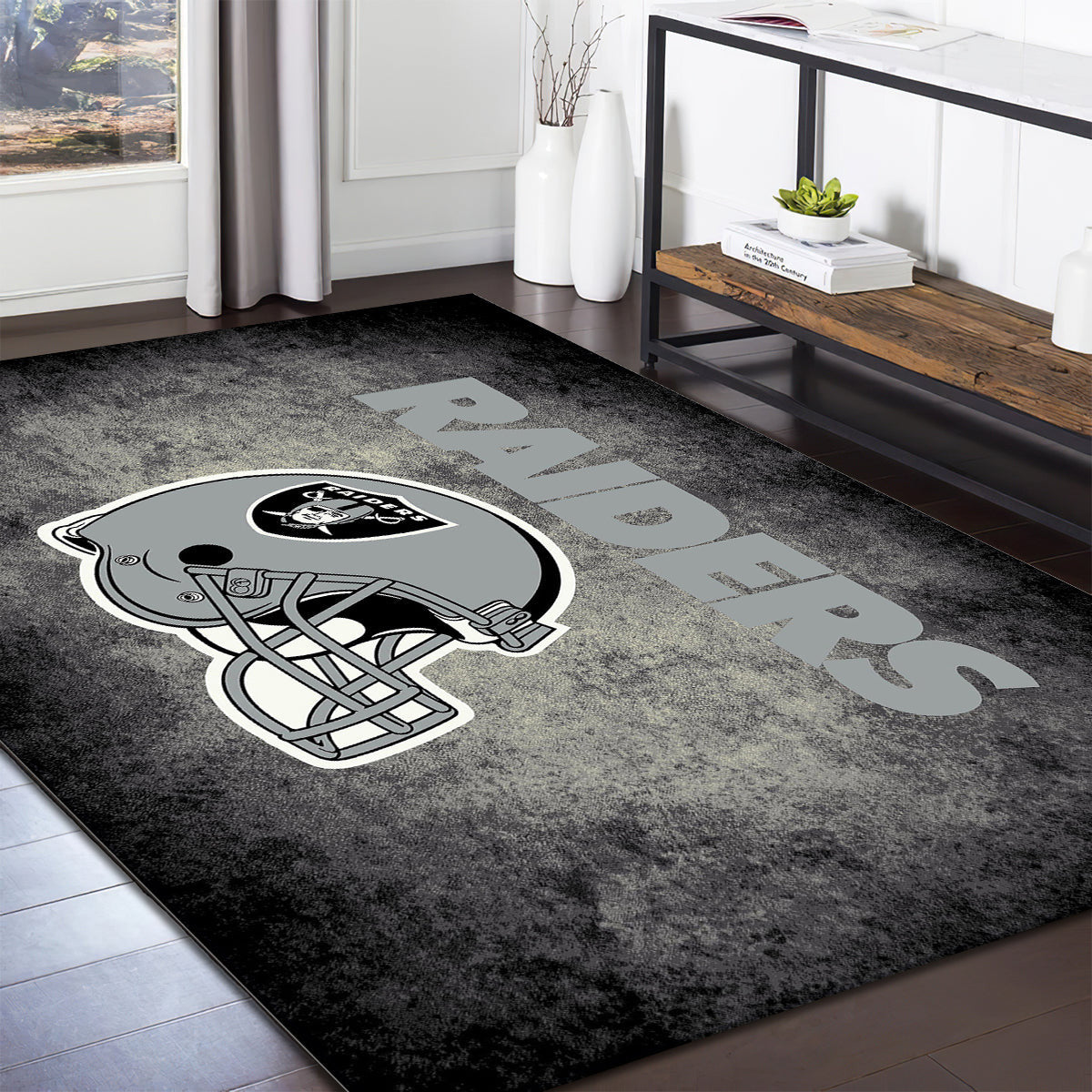 Las Vegas Raiders Imperial Distressed teppich, teppiche - verzweifelt outdoor teppich, teppich wohnzimmer , Küchenteppich, kinderzimmer, modern
