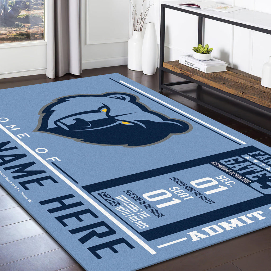 Memphis Grizzlies teppich, teppiche - outdoor teppich, teppich wohnzimmer , Küchenteppich, kinderzimmer, modern