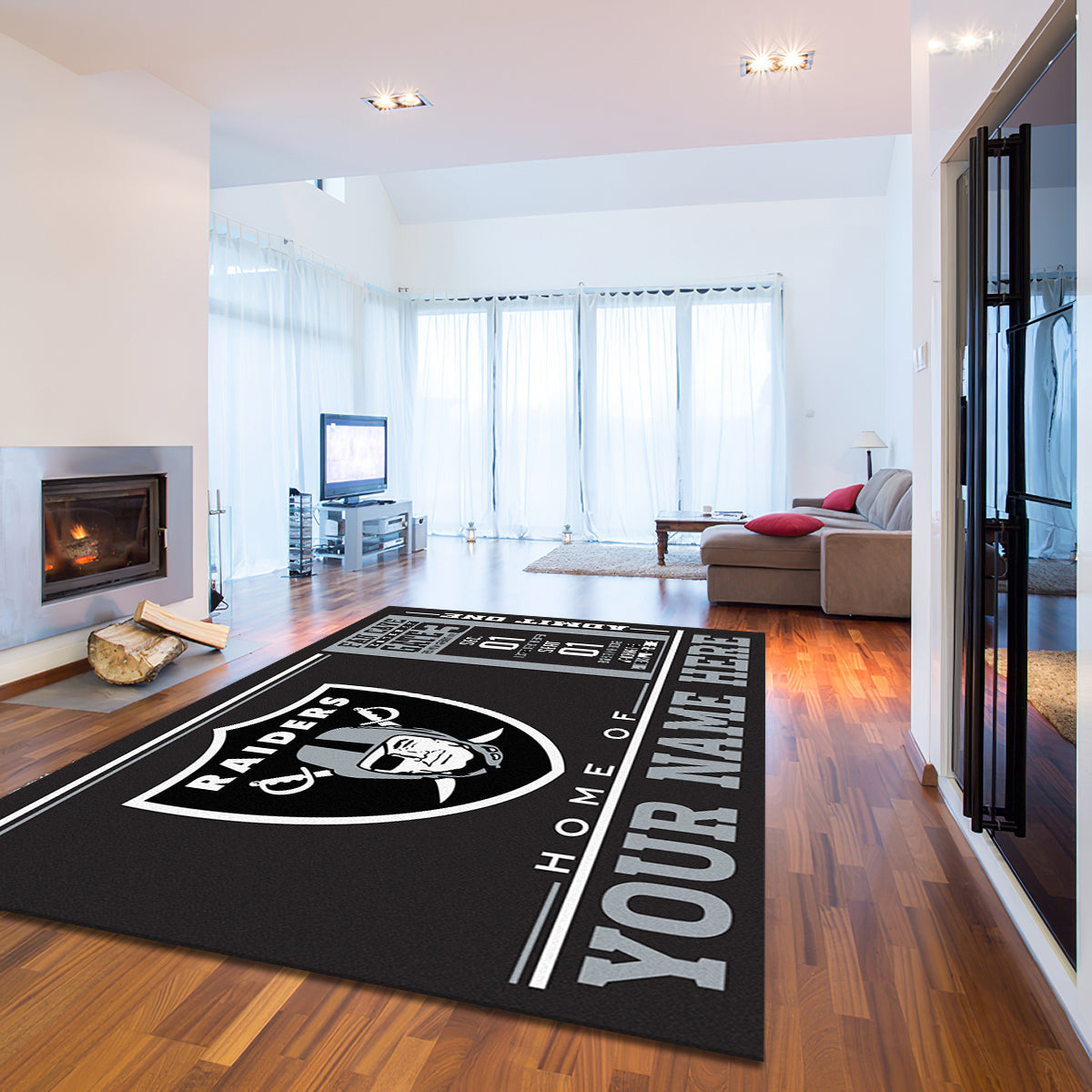 Las Vegas Raiders teppich, teppiche - Las Vegas outdoor teppich, teppich wohnzimmer , Küchenteppich, kinderzimmer, modern