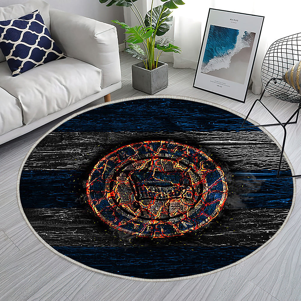 Hertha Fc Teppich Rund, Teppiche - Feuer Outdoor Teppich Rund, Bundesliga Teppich Wohnzimmer, Carpet, Rug
