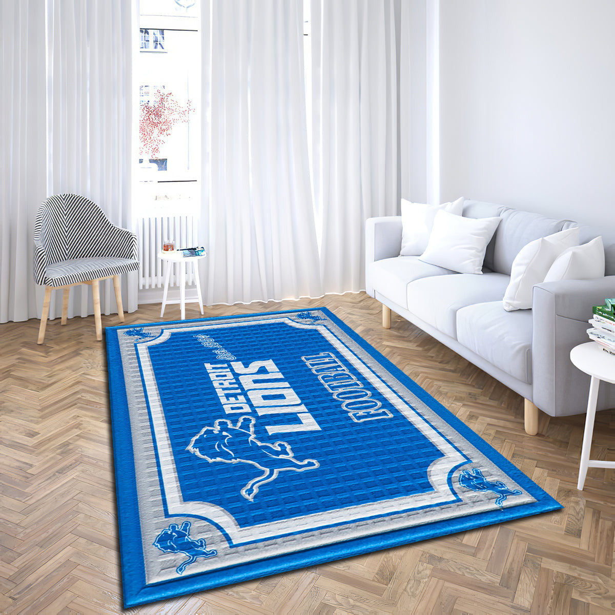Detroit Lions Team Embossed teppich, teppiche - geprägt outdoor teppich, teppich wohnzimmer , Küchenteppich, kinderzimmer, modern