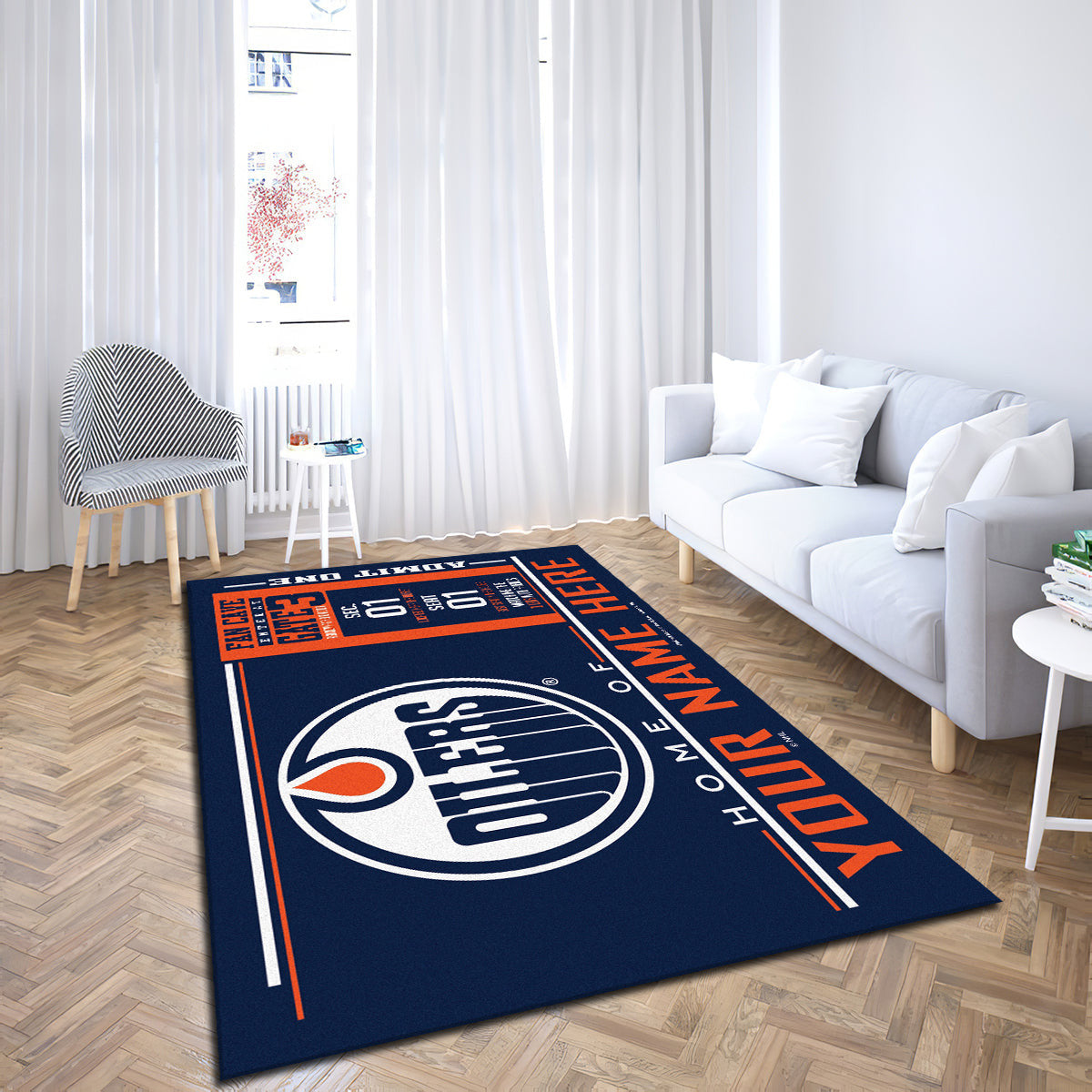 Edmonton Oilers teppich, teppiche - Öler outdoor teppich, teppich wohnzimmer , Küchenteppich, kinderzimmer, modern