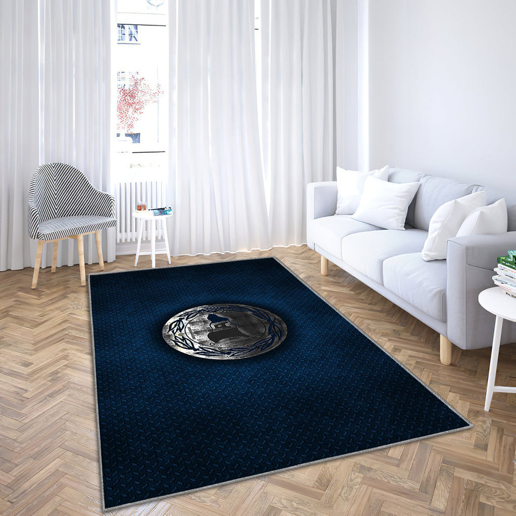 Arminia Bielefeld Fc Teppich, Teppiche - Blaues Metall Outdoor Teppich, Teppich Wohnzimmer, Küchenteppich, Kinderzimmer, Modern